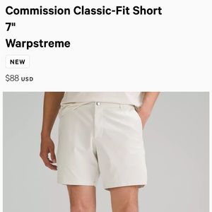 Men’s Lululemon Commission Classic-Fit Short 7"